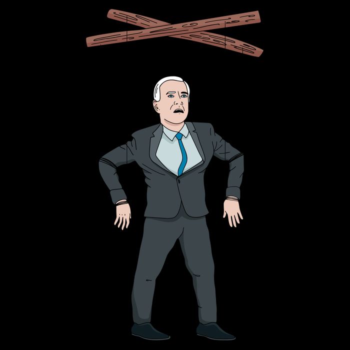 Confused Anti Joe Biden Puppet Funny Magnet