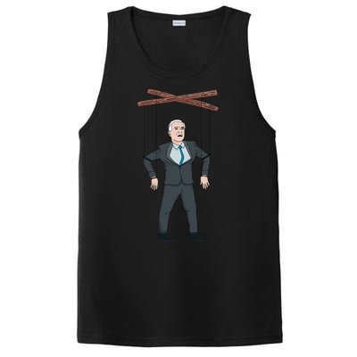 Confused Anti Joe Biden Puppet Funny PosiCharge Competitor Tank