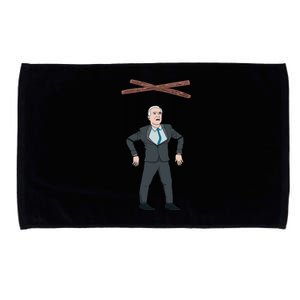 Confused Anti Joe Biden Puppet Funny Microfiber Hand Towel