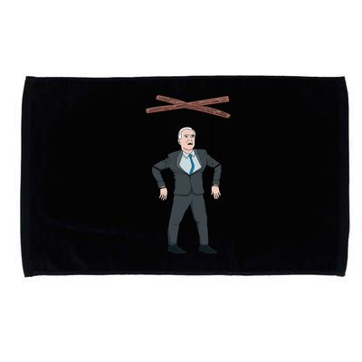 Confused Anti Joe Biden Puppet Funny Microfiber Hand Towel