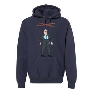 Confused Anti Joe Biden Puppet Funny Premium Hoodie