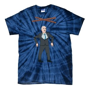 Confused Anti Joe Biden Puppet Funny Tie-Dye T-Shirt