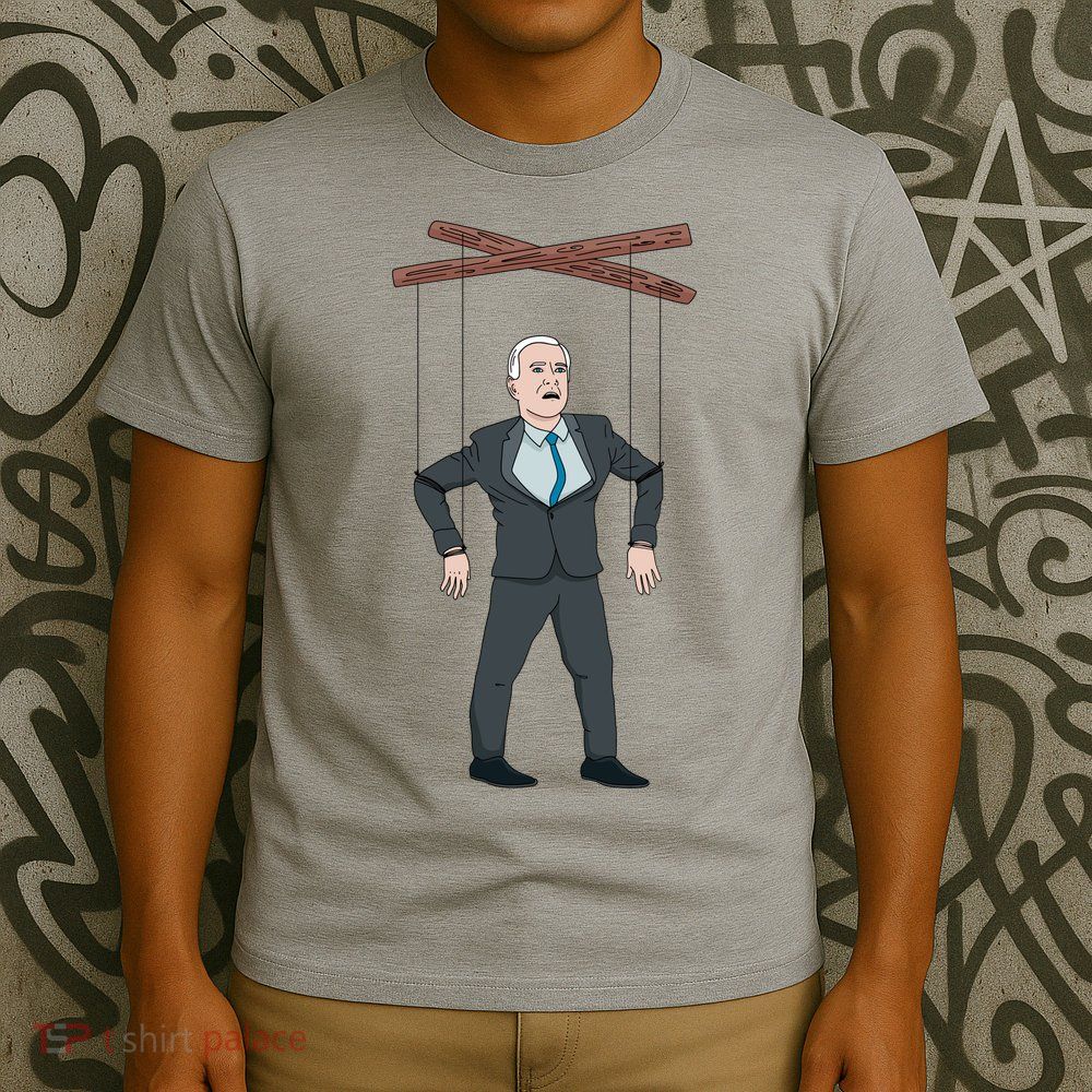 Confused Anti Joe Biden Puppet Funny T-Shirt