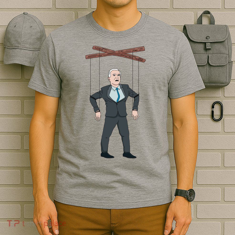 Confused Anti Joe Biden Puppet Funny T-Shirt