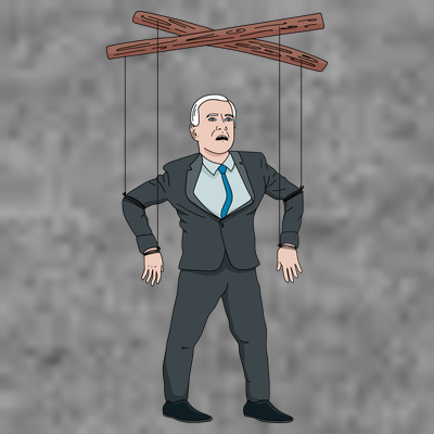 Confused Anti Joe Biden Puppet Funny T-Shirt
