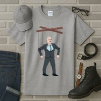 Confused Anti Joe Biden Puppet Funny Tall T-Shirt