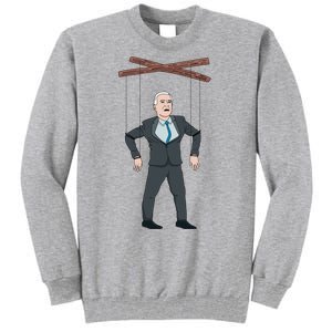 Confused Anti Joe Biden Puppet Funny Tall Sweatshirt