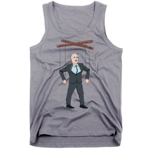 Confused Anti Joe Biden Puppet Funny Tank Top