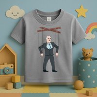 Confused Anti Joe Biden Puppet Funny Toddler T-Shirt