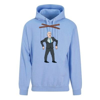 Confused Anti Joe Biden Puppet Funny Unisex Surf Hoodie