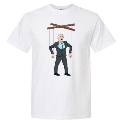 Confused Anti Joe Biden Puppet Funny Garment-Dyed Heavyweight T-Shirt