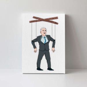 Confused Anti Joe Biden Puppet Funny Canvas