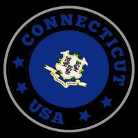 Connecticut State Flag Circle Bag