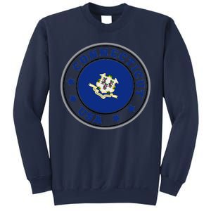 Connecticut State Flag Circle Sweatshirt