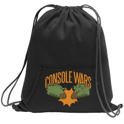 Console War Sweatshirt Cinch Pack Bag