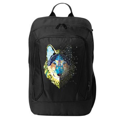 Constellation Pixel Wolf City Backpack