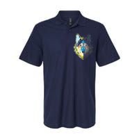 Constellation Pixel Wolf Softstyle Adult Sport Polo