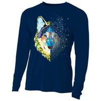 Constellation Pixel Wolf Cooling Performance Long Sleeve Crew