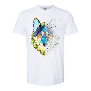 Constellation Pixel Wolf Softstyle® CVC T-Shirt