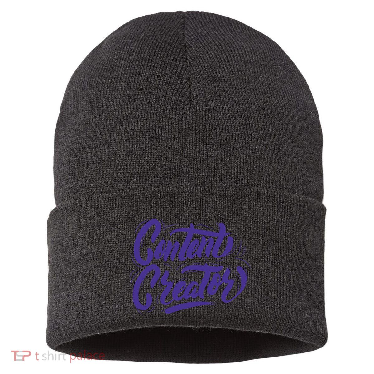 Content Creator Sustainable Knit Beanie