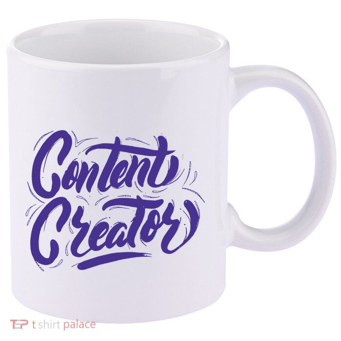 Content Creator 11oz C Handle Ceramic Mug