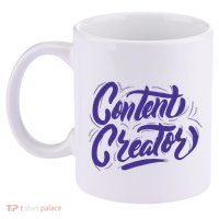 Content Creator 11oz C Handle Ceramic Mug