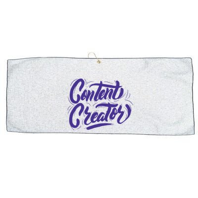 Content Creator Large Microfiber Waffle Golf Towel
