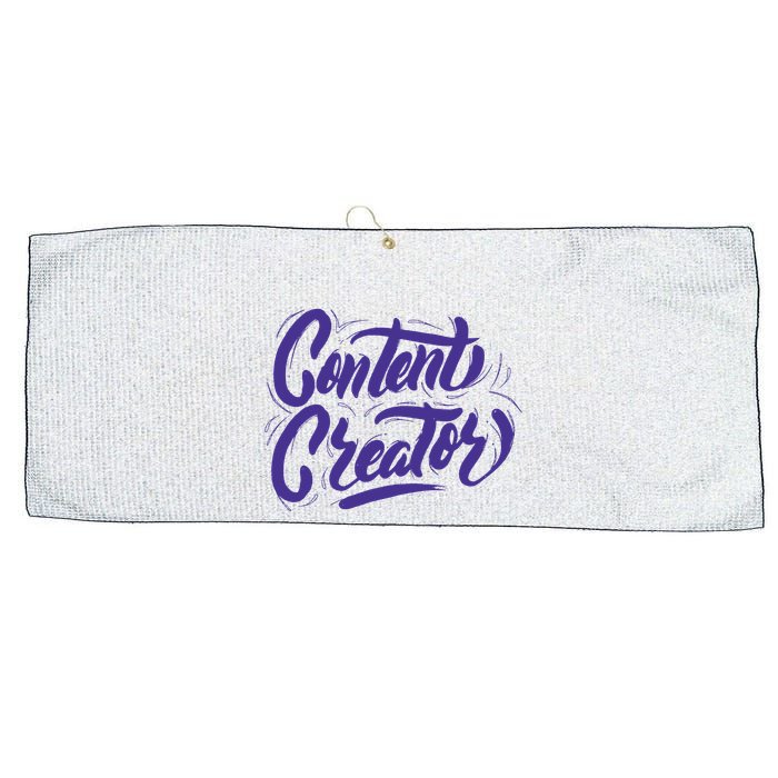 Content Creator Large Microfiber Waffle Golf Towel