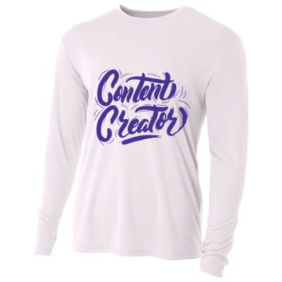 Content Creator Cooling Performance Long Sleeve Crew