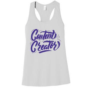 Content Creator Women's Racerback Tank