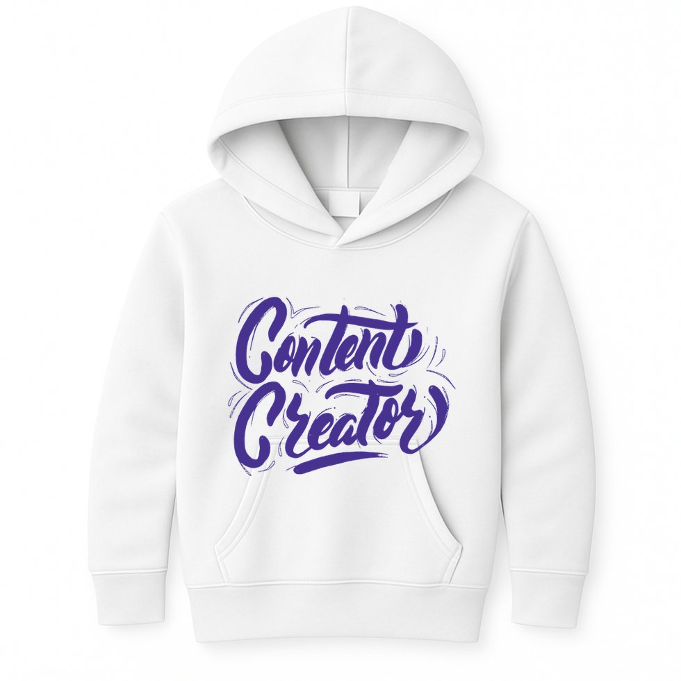 Content Creator Kids Hoodie
