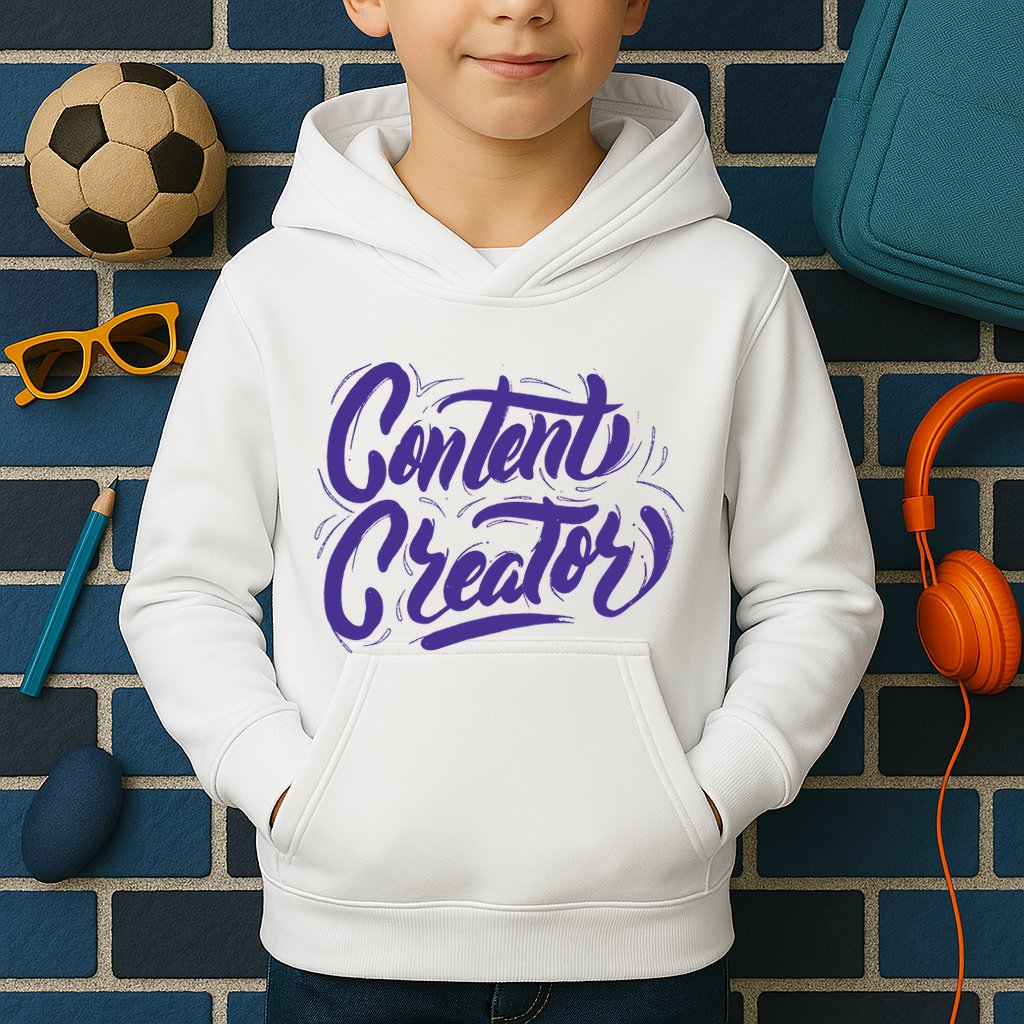Content Creator Kids Hoodie