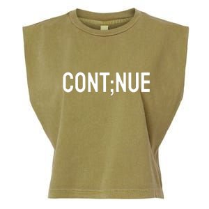 Continue Suicide Prevention Garment-Dyed Women's Muscle Tee