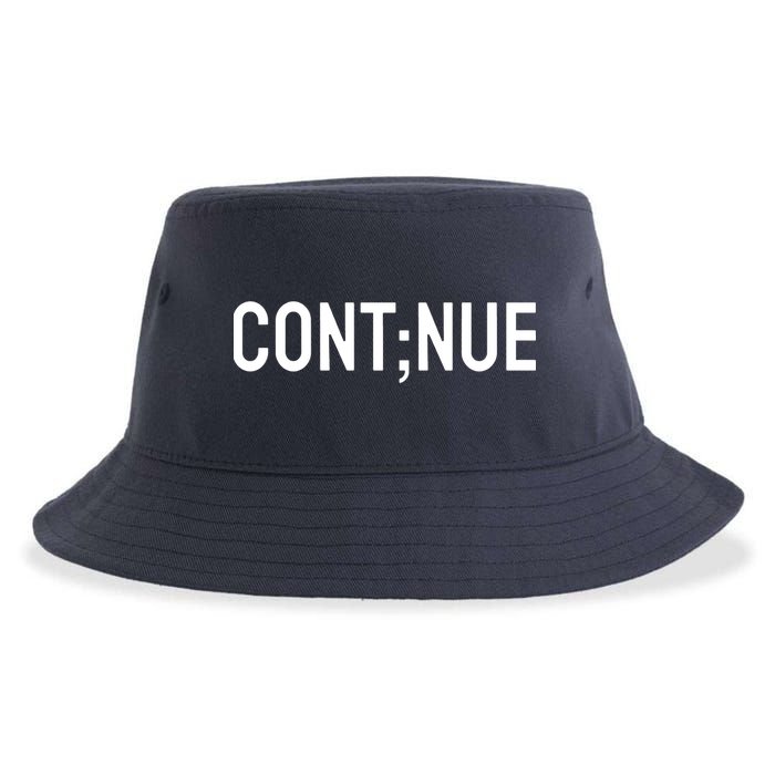 Continue Suicide Prevention Sustainable Bucket Hat