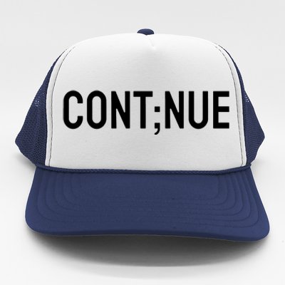 Continue Suicide Prevention Trucker Hat