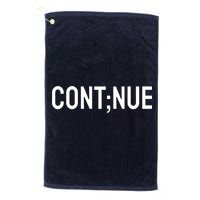 Continue Suicide Prevention Golf Towel