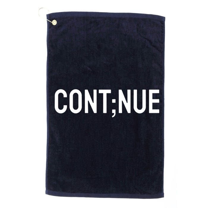 Continue Suicide Prevention Golf Towel
