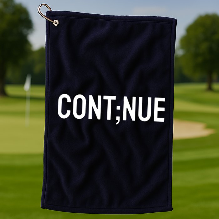 Continue Suicide Prevention Golf Towel
