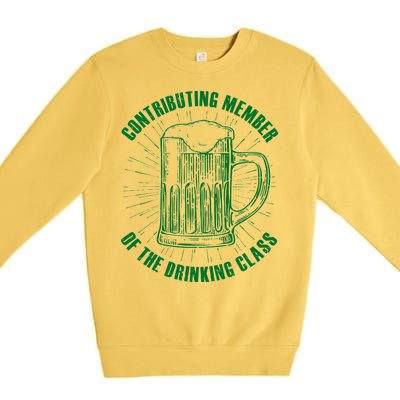 Contributing Member Of The Drinking Class Premium Crewneck Sweatshirt