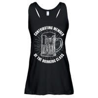 Contributing Member Of The Drinking Class Ladies Essential Flowy Tank