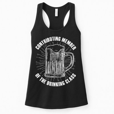 Contributing Member Of The Drinking Class Womens Tank Top