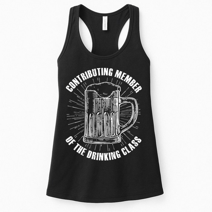Contributing Member Of The Drinking Class Womens Tank Top