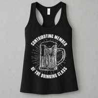 Contributing Member Of The Drinking Class Womens Tank Top