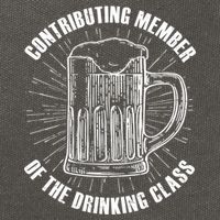 Contributing Member Of The Drinking Class Cotton Canvas Backpack