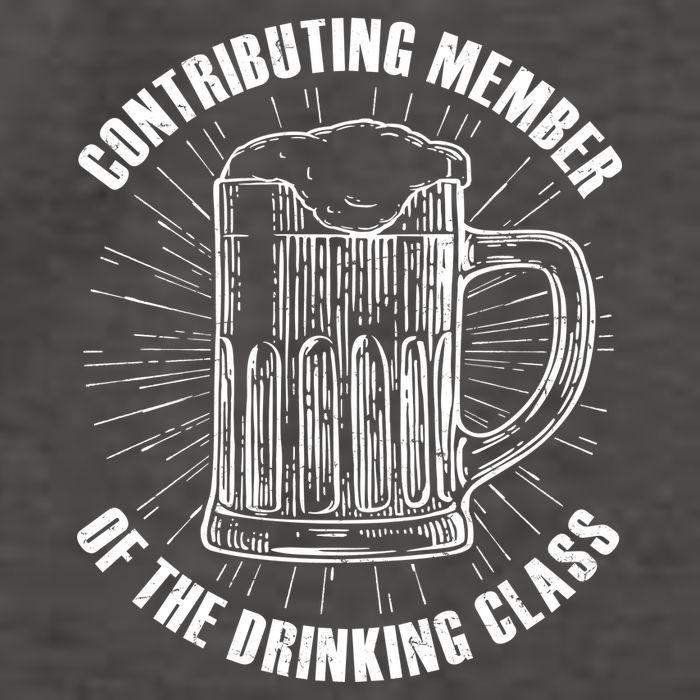 Contributing Member Of The Drinking Class Vector Backpack