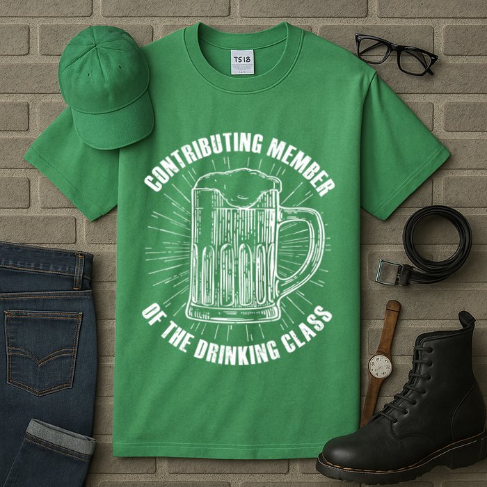 Contributing Member Of The Drinking Class Tall T-Shirt