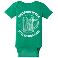 Contributing Member Of The Drinking Class Baby Bodysuit