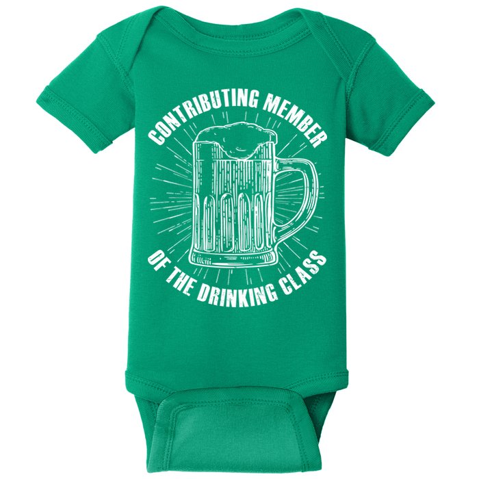 Contributing Member Of The Drinking Class Baby Bodysuit