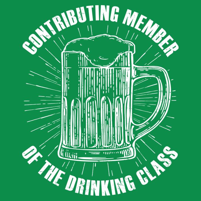 Contributing Member Of The Drinking Class Baby Bodysuit