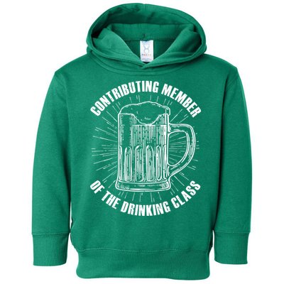 Contributing Member Of The Drinking Class Toddler Hoodie